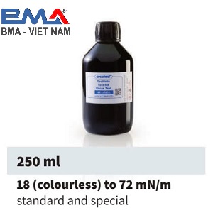 Mực thử đo sức căng bề mặt Arcotest Blue 18-72 dyne, 250ml